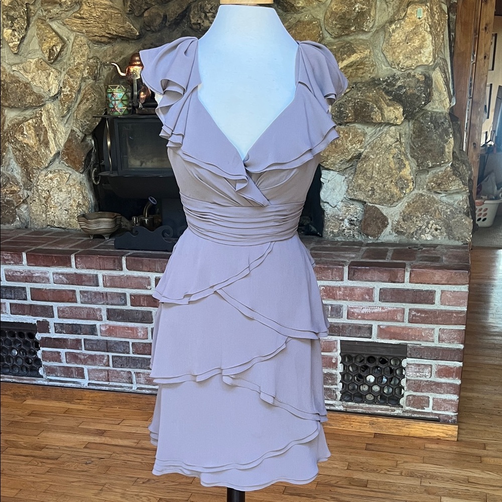 Watters & Watters Vintage Ruffled Dress